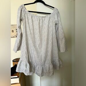 Boohoo Flowy Mini Dress with ruffle bottom